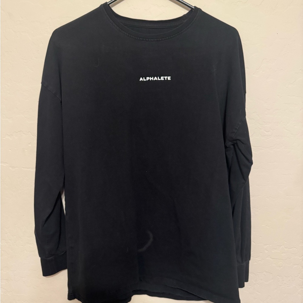 Alphalete Black Long Sleeve Shirt